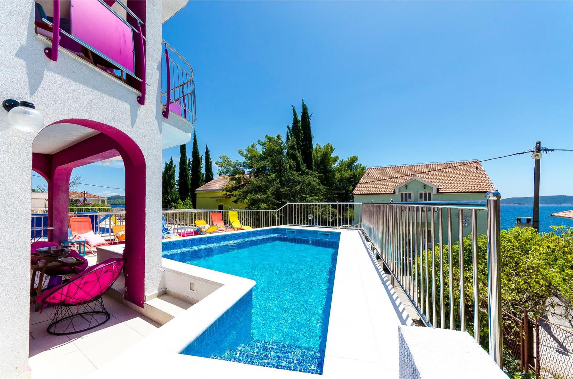 Villa Pinky And Superior Trogir Seget Vranjica Exteriör bild